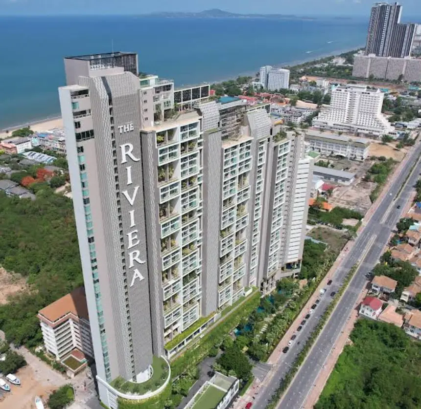 Riviera Jomtien, кондо 1 BR · 38 м²
